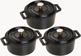 Set di 3 cocotte in ghisa Staub