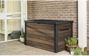 Contenitore da giardino in plastica marrone Signature - Keter