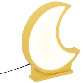 Lampada da scrivania LED per bambini MOON LED/12W/230V gialla