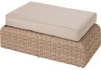 Pouf da giardino Moorea beige