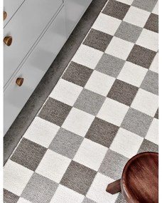 Passatoia da interno/esterno beige/color crema 70x300 cm Pix Dark Linen – Pappelina