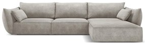 Divano angolare grigio chiaro (angolo destro) Vanda - Mazzini Sofas