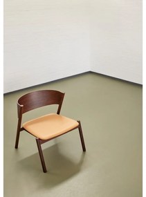 Poltrona marrone scuro Oblique - Hübsch