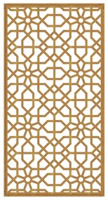 Decorazione Muro da Giardino 105x55 cm Moresco Acciaio Corten