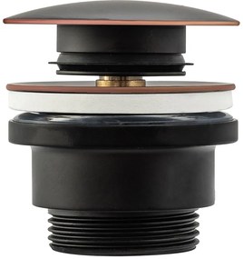 Tappo per lavabo universale klik-klak Rea Old Black