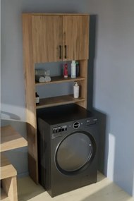 Mobile Coprilavatrice A Colonna 2 Ante 2 Vani 65x27x185 Window Rovere