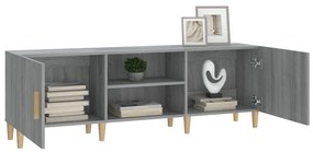 Mobile Porta TV Grigio Sonoma 150x30x50 cm in Legno Multistrato