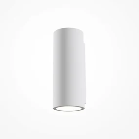 Applique Da Parete Moderno Parma Pietra - Cemento - Gesso Bianco 2 Luci Gu10 5W