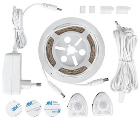 Kit striscia LED Sotto-Letto con sensore di Movimento x 2 Lati Colore  Bianco Naturale 4.000K