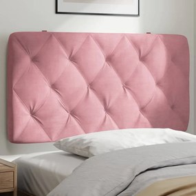 Cuscino Testiera Rosa 100 Cm İn Velluto /