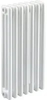 Radiatore acqua calda EQUATION Tubolare in acciaio 3 colonne, 7 elementi interasse 62.3 cm, bianco