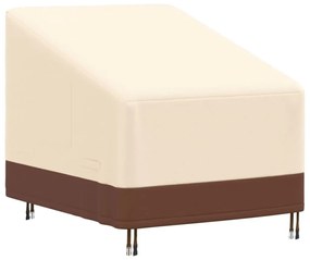 Copertura Poltrona Da Giardino Beige 79x97x48/74 Cm 600d Oxford /