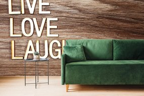 Carta da parati – Parole - Live Love Laugh