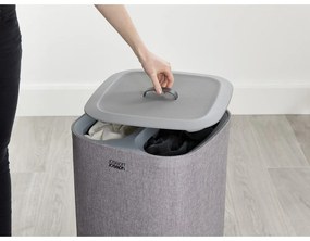Cesto per biancheria in tessuto grigio, 60 l Tota - Joseph Joseph