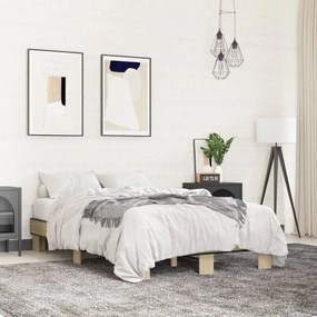 Giroletto Rovere Sonoma 120x200 Cm İn Legno Multistrato Metallo /