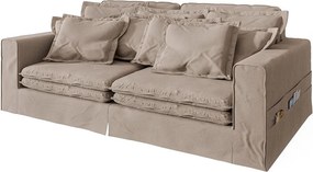 Divano marrone chiaro 236 cm Nora – Ropez