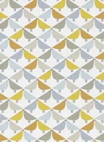 Tapete Lintu von Scion - Dandelion/ Butterscotch/ Pebble