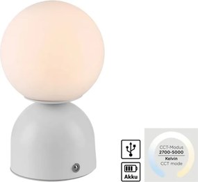 Schöner Wohnen 19218-16 - Lampada da tavolo LED dimmerabile RUDI LED/1,2W/5V bianca