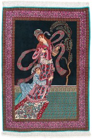 Tabriz Tappeto 100x140 (Iran) Annodato A Mano