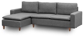 Divano angolare grigio (angolo sinistro) Lungo - Balcab Home