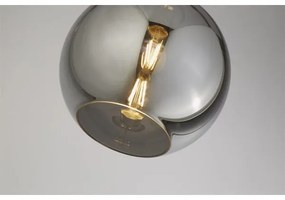 Searchlight 1632SM - Lampadario a sospensione con filo BALL 1xE27/60W/230V nero