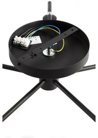 Jupiter 2046 - Lampadario a plafone PRATO 5xG9/10W/230V nero/limpido