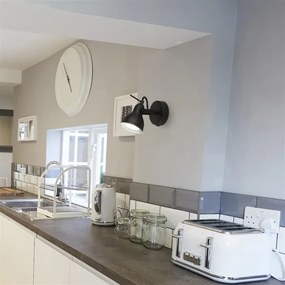 Searchlight 1541BK - Faretto da parete FOCUS 1xGU10/50W/230V nero