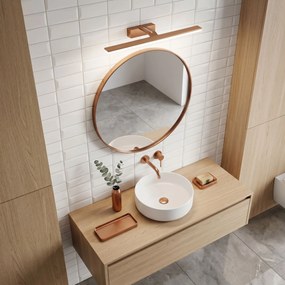 Applique da bagno LED SWE013-1W 43cm BRUSH COPPER