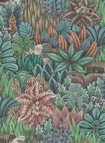 Exotische Tapete Singita von Cole & Son - Dark Green