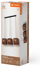Ledvance - Lampadario a sospensione con filo DECOR CARDBOARD 3xE27/15W/230V