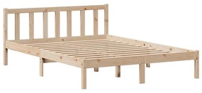 Letto libreria senza materasso 120x200cm legno massello di pino