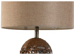 Lampada da tavolo Home ESPRIT Marrone Beige Dorato 50 W 220 V 33 x 33 x 56 cm