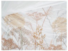 Set copripiumino e federa bianco/color terracotta in crêpe per letto singolo 140x200 cm Caraway – B.E.S.