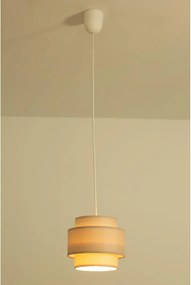 Brilagi - Lampadario sospeso RESNA con cavo 1xE27/60W/230V Ø 20 cm beige