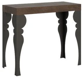 Consolle 90x40 cm allungabile a 196 cm PAXON SMALL Noce