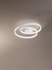 Lampadario a soffitto a led ritmo 6617 b lc bianco