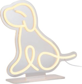 Lampada da tavolo per bambini gialla Sitting Dog – Leitmotiv