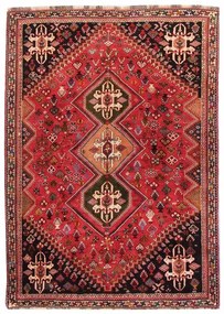 Gashghai Tappeto 180 x 270 Rosso (Iran) Annodato A Mano