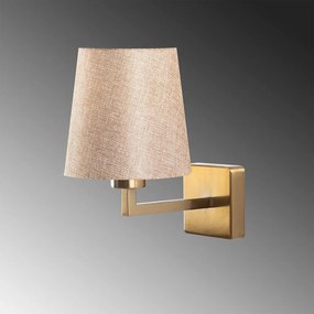 Lampada da parete beige/dorata ø 18 cm Profil – Opviq lights
