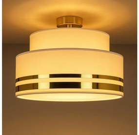 Plafoniera TAMI 1xE27/60W/230V beige/oro