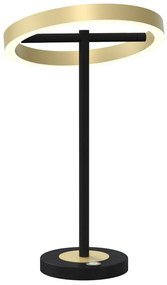 Wofi 8016-104 - Lampada LED Touch dimmerabile BREST LED/10,5W/230V nero/oro