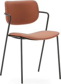 Set di sedie da pranzo color mattone 2 pz Maika - Marckeric