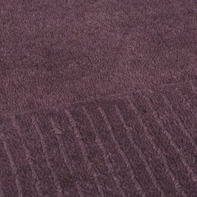 Tappeto di lana viola scuro tessuto a mano 160x230 cm Border - Flair Rugs