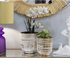 Porta Vasi Coppia Melody Cm Ø 23X24-17,5X19