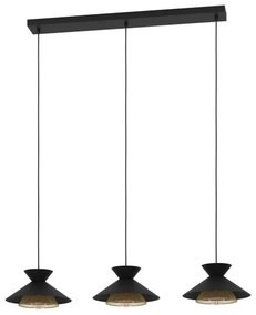 Eglo 43886 - Lampadario a sospensione con filo GRIZEDALE 3xE27/40W/230V