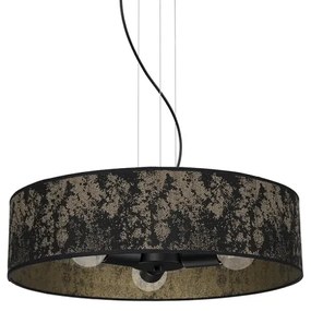 Lampadario su filo SATINO 3xE27/60W/230V oro