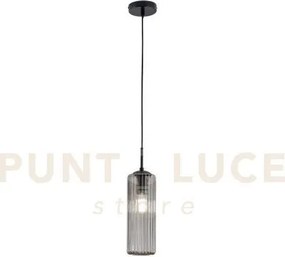 Lampadario a sospensione venice grigia in vetro 1 luce attacco e27 ...