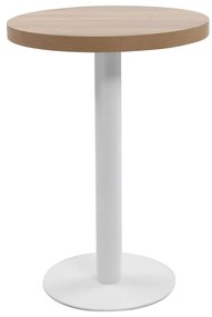 Tavolo Da Bistrot Marrone Chiaro 60 Cm İn Mdf /