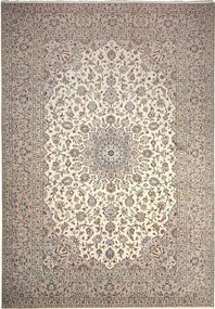 Kashan Tappeto persiano 360 x 240 Beige (Iran) Annodato A Mano