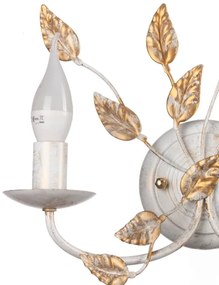 ONLI - Applique COLLANA 1xE14/6W/230V bianco/oro